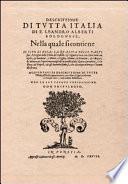 Descrittione di tutta Italia di F. Leandro Alberti bolognese