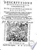 Descrittione di tutta l'Italia, et isole pertinenti ad essa