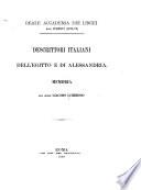 Descrittori italiani dell'Egitto e di Alessandria