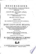 Descrizione del real tempio, e monasterio di Santa Maria Nuova di Morreale