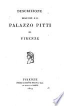 Descrizione dell' Imp. e R. Palazzo Pitti di Firenze