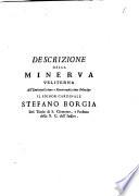 Descrizione della Minerva veliterna
