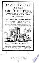 Descrizione delle architetture, pitture e scolture di Vicenza