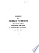Descrizione delle macchine e procedimenti per cui vennero accordati attestati di privativa ...