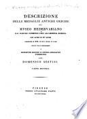 Descrizione delle medaglie antiche greche del Museo Hedervariano