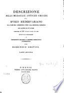 Descrizione delle medaglie antiche greche del mvseo Hedervariano