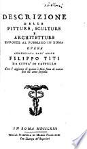 Descrizione delle pitture, sculture e architetture esposte al pubblico in Roma