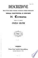 Descrizione dello stato fisico-politico-statistico-storico-biografice della Provincia e Diocesi di Cremona