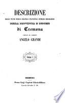 Descrizione dello stato fisico, politico, statistico, storico, biografico della Provincia e Diocesi di Cremona