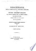 Descrizione di molte medaglie antiche greche esistenti in più musei comprese in 41. tavole incise in rame e distribuite secondo il sistema geografico numismatico