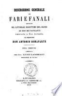 Descrizione generale dei fari e fanali esistenti sul littorale marittimo del globo ad uso dei naviganti