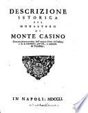 Descrizione istorica del Monastero de Monte Cassino