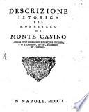 Descrizione Istorica del Monastero di Monte Casino