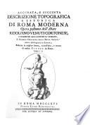 Descrizione topografica e istorica di Roma moderna