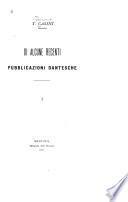 Di alcune recenti pubblicazioni dantesche