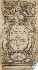 Di Aquilea distrutta ... libri venti ... Con gli argomenti à ciascun libro di Dionisio Dionigi