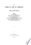 Di Camillo e Siro da Correggio e della loro zecca