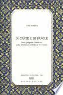 Di carte e di parole