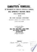 Di Giambattista Vermiglioli, de' monumenti di Perugia etrusca e romana, della tura e bibliografia perugina