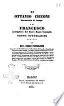 Di Ottavio Cicconi maresciallo di campo e di Francesco consigliere del Sacro Regio Consiglio cenni biografici