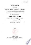 Di una salita sul monte del San Bernardo e dei superstiti avanzi delle opere di fortificazione dai Gazzari e dalla Lega Cattolica sui monti biellesi erette