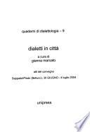 Dialetti in città