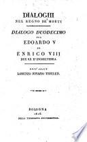Dialoghi nel Regno de' morti Dialogo primo [-quarantesimo ottavo] ... Dell'abate Lorenzo Ignazio Thjulen