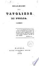 Dialoghi sul tavoliere di Puglia
