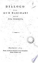 Dialogo fra due marinai dopo una tempesta