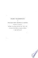 Diari della citta di Palermo dal secolo 16. al secolo 19. pubblicati sui manoscritti della Biblioteca comunale preceduti da una introduzione e corredati di note per cura di Gioacchino Di Marzo