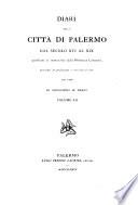 Diari della città di Palermo