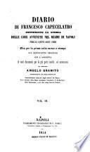 Diario ... Contenente La Storia Delle Cose Avvenute Nel Reame Di Napoli Negli Anni 1647-1650