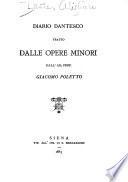 Diario dantesco, tratto dalle opere minori
