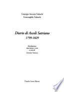 Diario di Ascoli Satriano, 1799-1829