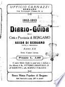 Diario guida della citta e provincia di Bergamo