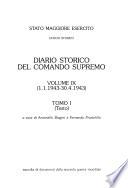 Diario storico del Comando supremo