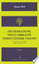 Dichiarazione degli obblighi verso l'essere umano