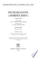Dichiarazione Dominus Iesus