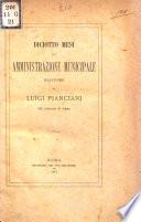 Diciotto mesi di amministrazione municipale racconto di Luigi Pianciani