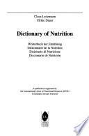 Dictionary of Nutrition