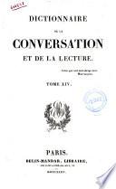 Dictionnaire de la conversation et de la lecture