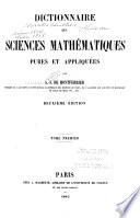 Dictionnaire des sciences mathématiques