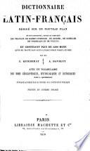 Dictionnaire latin-français