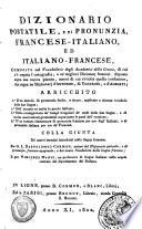 Dictionnaire portatif et de prononciation, italien-français et français-italien