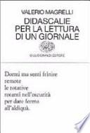 Didascalie per la lettura di un giornale