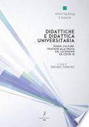 Didattiche e didattica universitaria. Teorie, culture, pratiche alla prova del lockdown da Covid-19