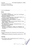 Die Neueren Sprachen