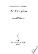 Dieci lettere private