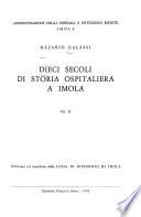 Dieci secoli di storia ospitaliera a Imola