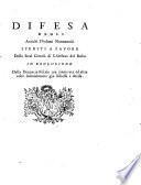 Difesa degli antichi diplomi Normannici spediti a favore della real certosa di S. Stefano del Bosco in esclusione della denuncia fiscale ora rinnovata (etc.)